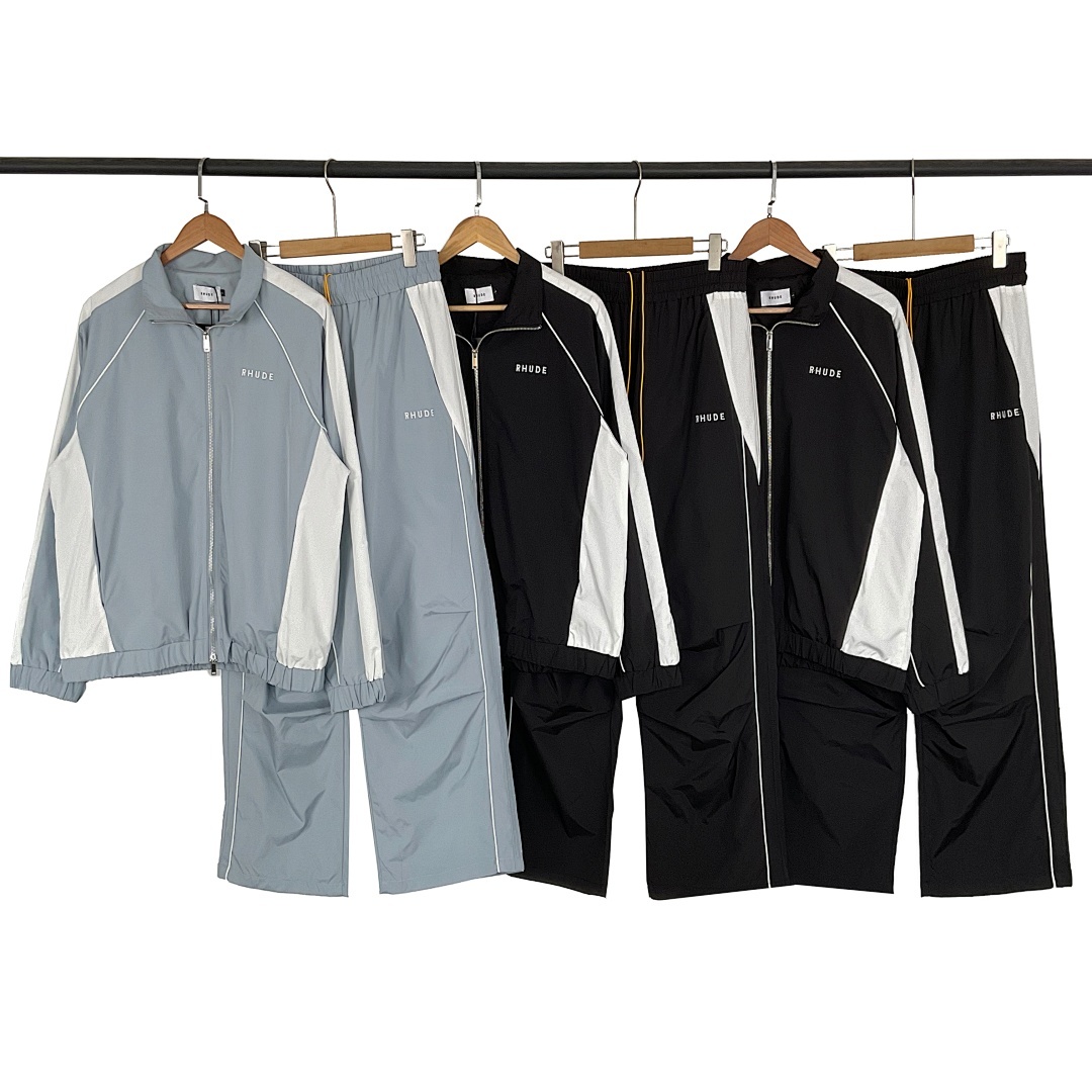 Embroidery Jacket - Completo Sportivo Casual Americano Retrò con