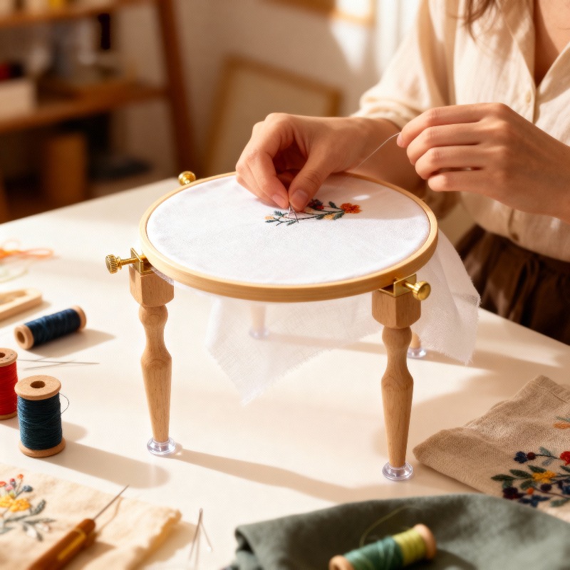 Embroidery Hoop - Supporto per Ricamo Luneville Originale, Supporto