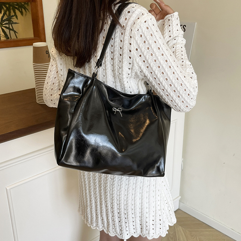 Embroidery Class - Borsa Tote Grande Retrò Casual Morbida