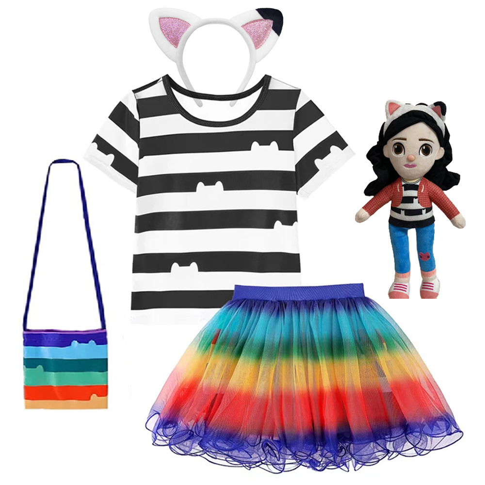 Embroidery House - Set di Gonne per Bambine a