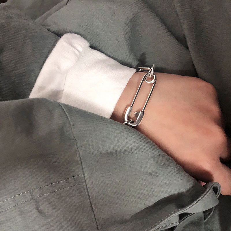 Embroidery Bracelet - Bracciali a catena spessa in argento