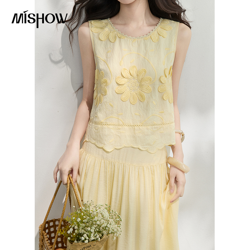 MISHOW Set Estivo con Ricamo F - Embroidery Blouse recensione e prezzo