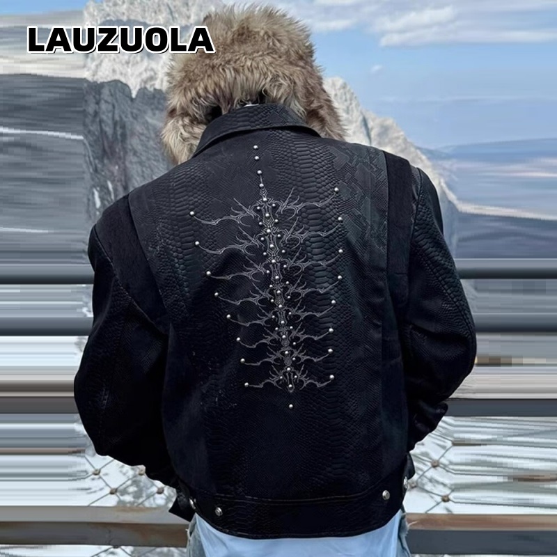 Giacca Nera da Uomo con Stampa - Embroidery Jacket recensione e prezzo