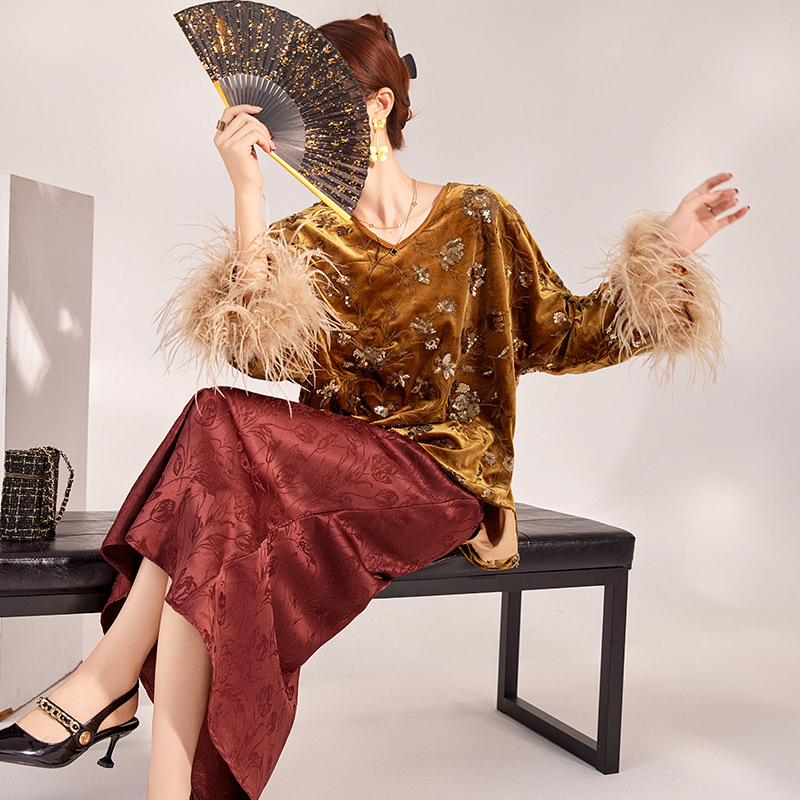Set camicetta invernale con po - Embroidery Blouse recensione e prezzo