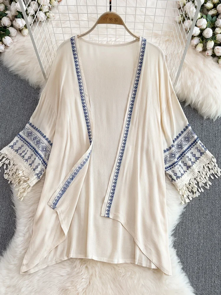 Top estivo con scialle in stil - Embroidery Zig Zag Stitch recensione e prezzo