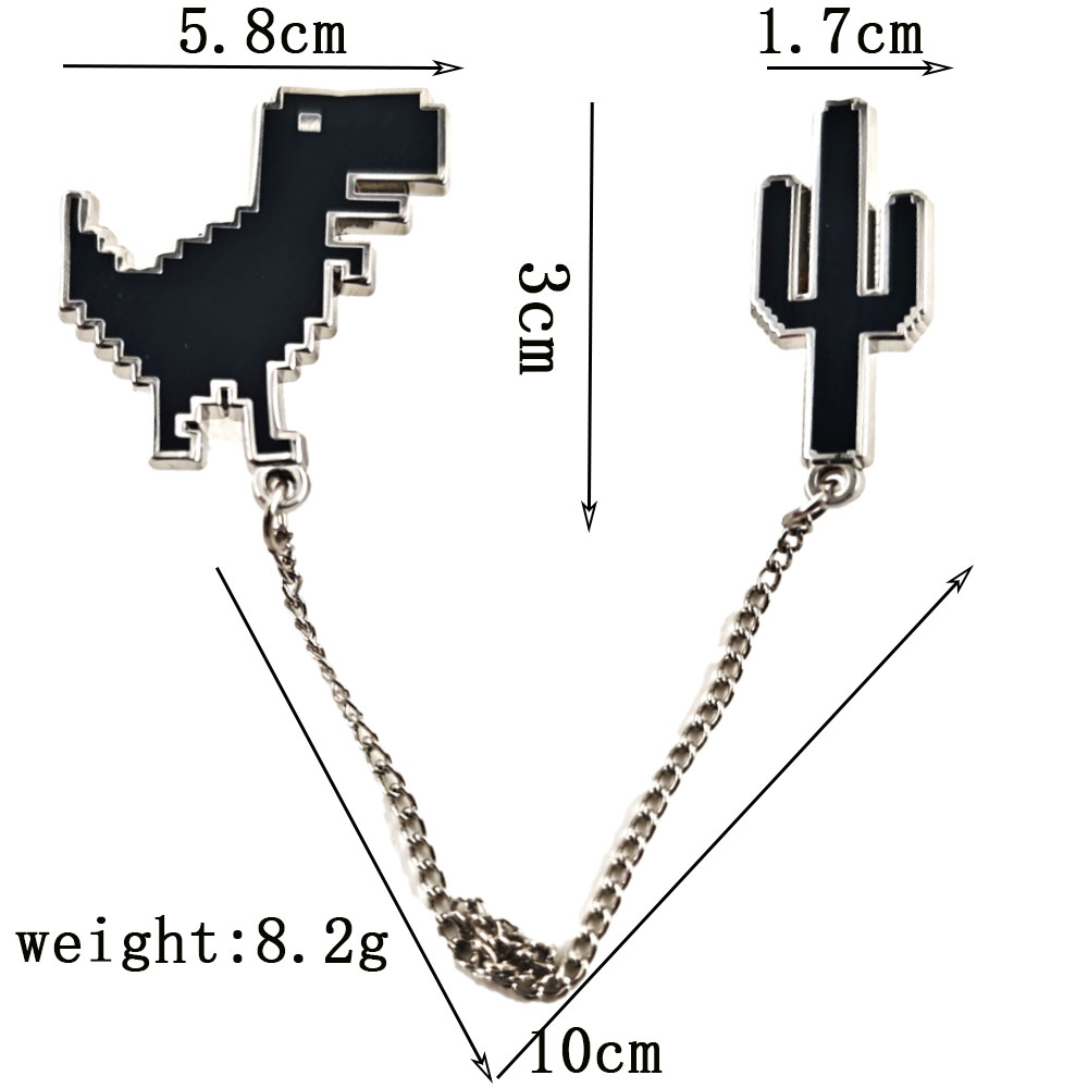 Spille in smalto Pixel T-Rex D - Embroidery Bracelet recensione e prezzo