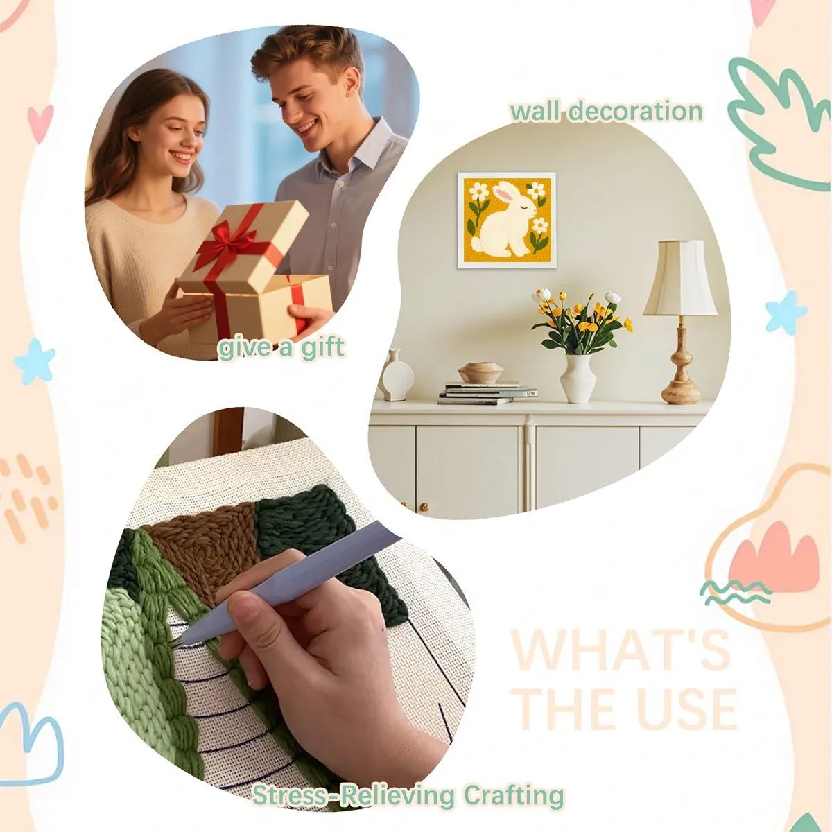 GATYZTORY Kit per Ricamo a Pun - Embroidery Ideas For Bags recensione e prezzo