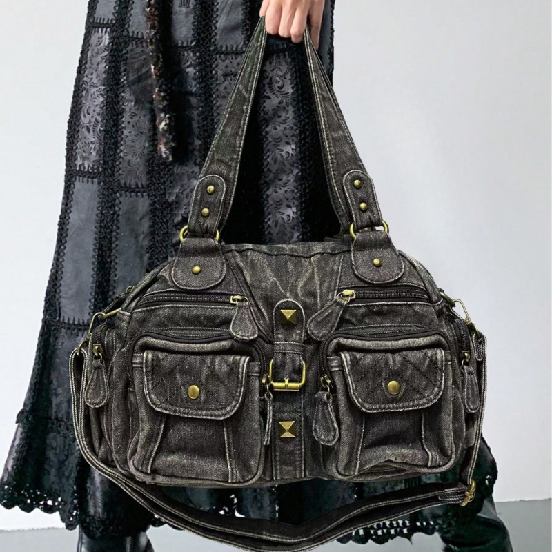 Borsa tote in denim alla moda  - Embroidery Class recensione e prezzo