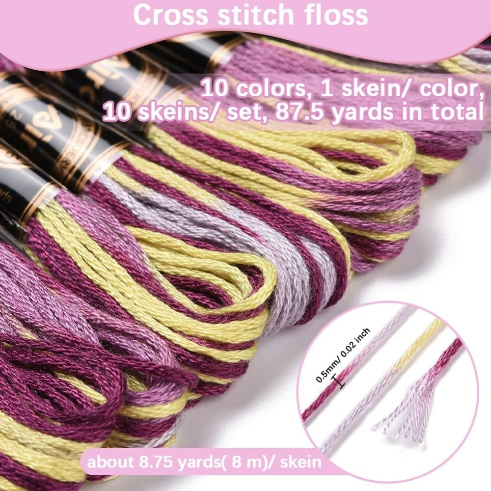 6 fili viola filo da ricamo va - Embroidery Bracelet recensione e prezzo