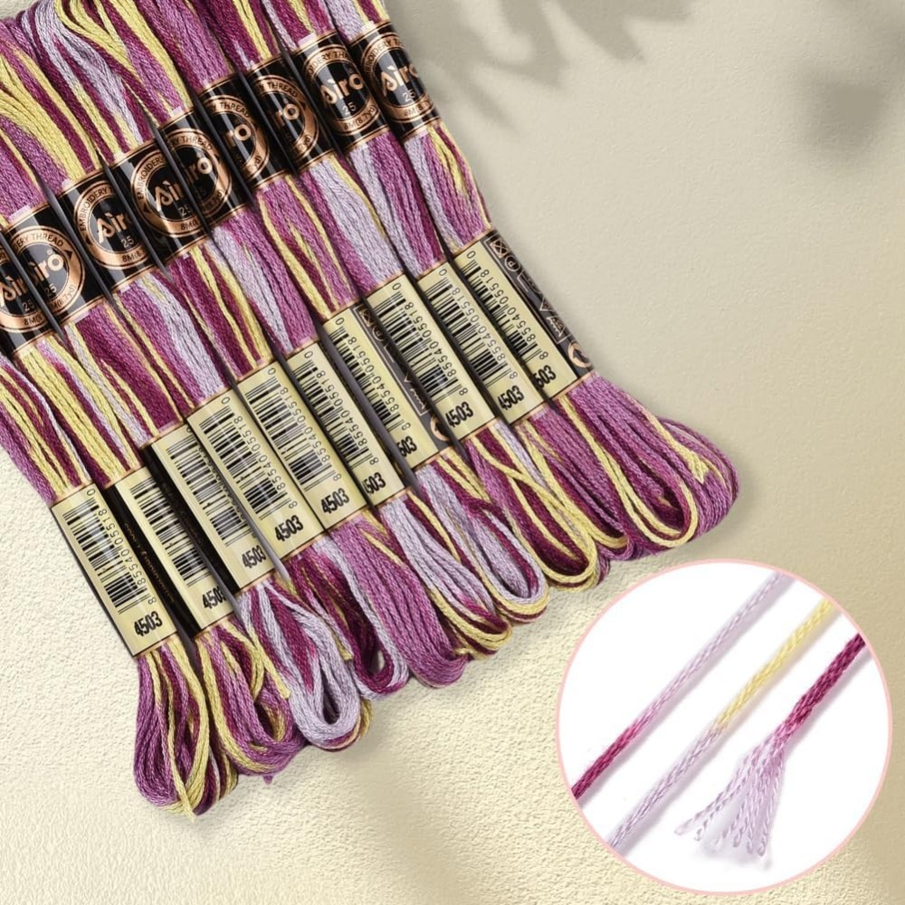 6 fili viola filo da ricamo va - Embroidery Bracelet recensione e prezzo