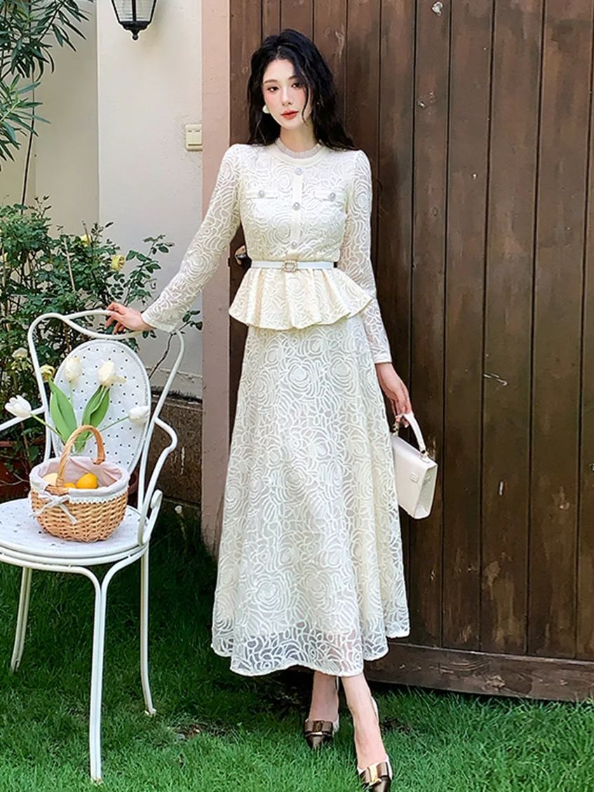 Abito da sera formale in pizzo - Embroidery Blouse recensione e prezzo