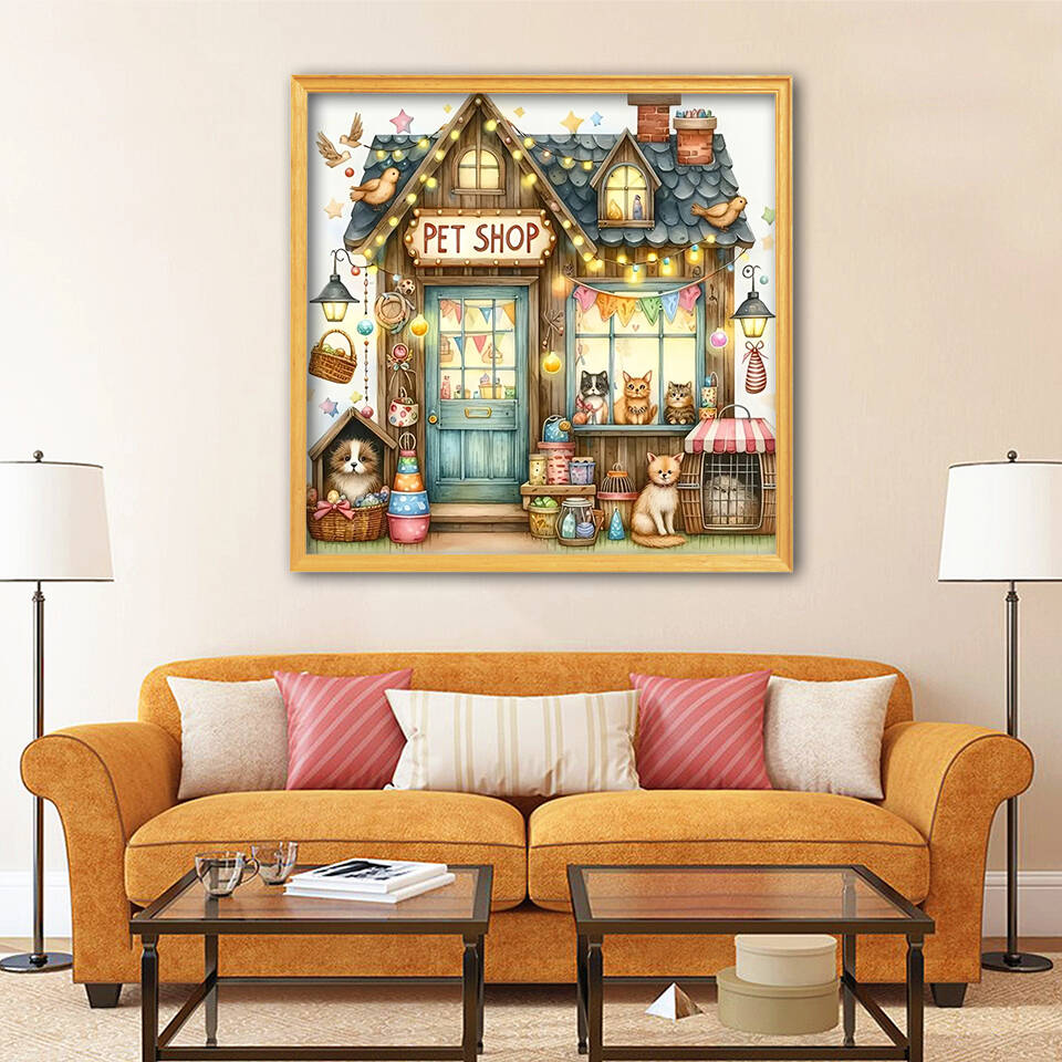 1 pz. Quadro 5D senza cornice  - Embroidery House recensione e prezzo
