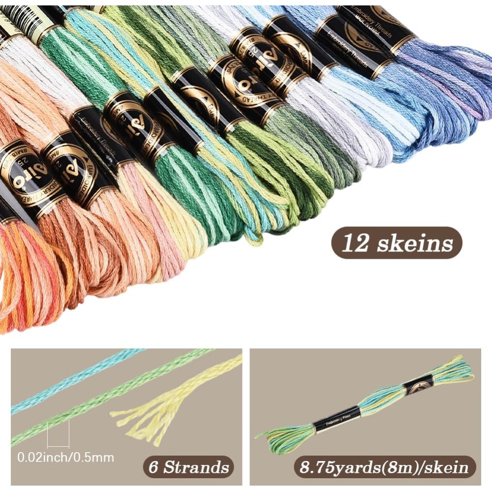 12 Gomitoli 105 Iarde Filo da  - Embroidery Bracelet recensione e prezzo
