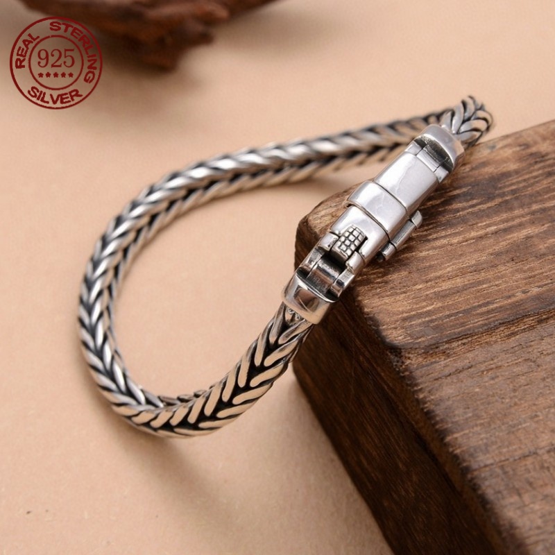 S925 argento Sterling semplice - Embroidery Bracelet recensione e prezzo
