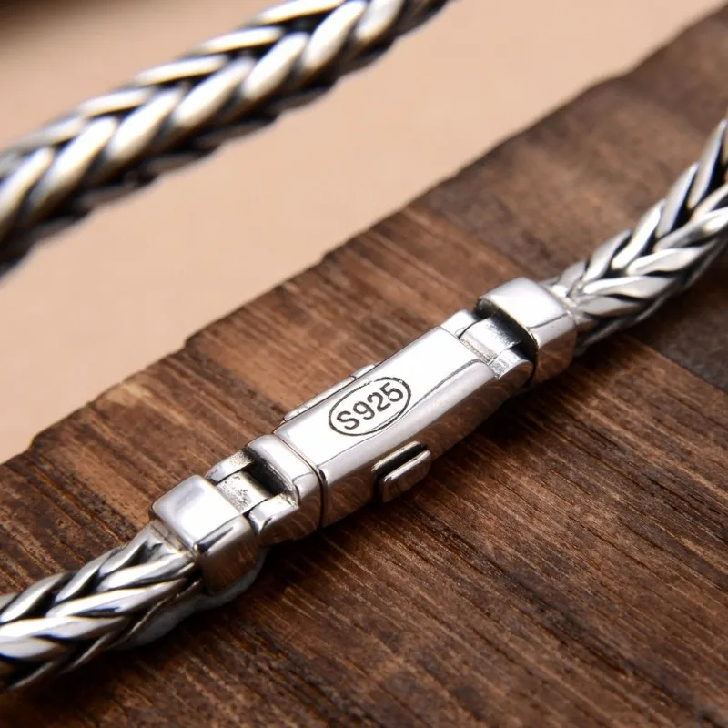 S925 argento Sterling semplice - Embroidery Bracelet recensione e prezzo