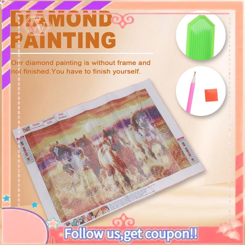 Pittura diamante fai da te dia - Embroidery Running Stitch recensione e prezzo