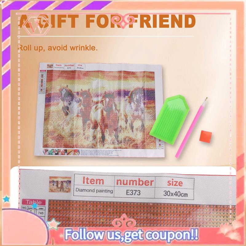 Pittura diamante fai da te dia - Embroidery Running Stitch recensione e prezzo