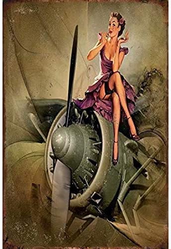 Targa Vintage in Metallo con P - Embroidery Wall Art recensione e prezzo