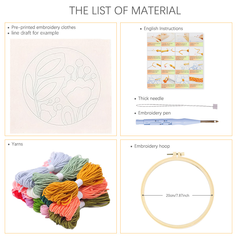 RUOPOTY Kit Punch Needle con R - Embroidery Ideas For Bags recensione e prezzo