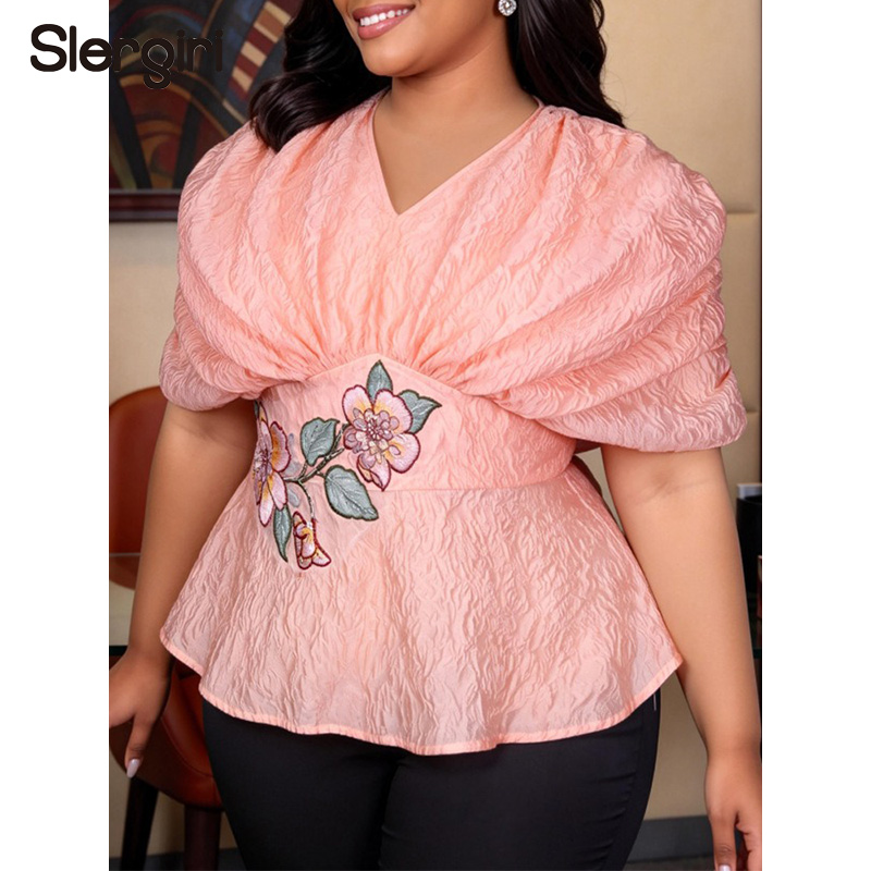 Camicetta Slergiri Plus Size c - Embroidery Blouse recensione e prezzo