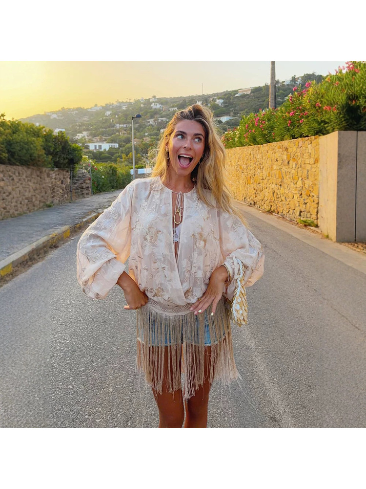 QICHE 2026 Top Estivo da Donna - Embroidery Blouse recensione e prezzo