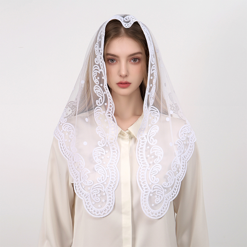1 pezzo da donna elegante tint - Embroidery Hijab recensione e prezzo