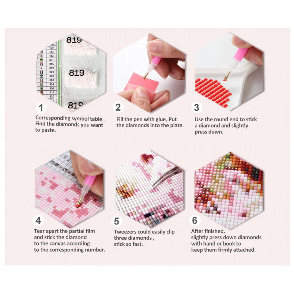 Quadro con diamanti 5D fai da  - Embroidery Running Stitch recensione e prezzo